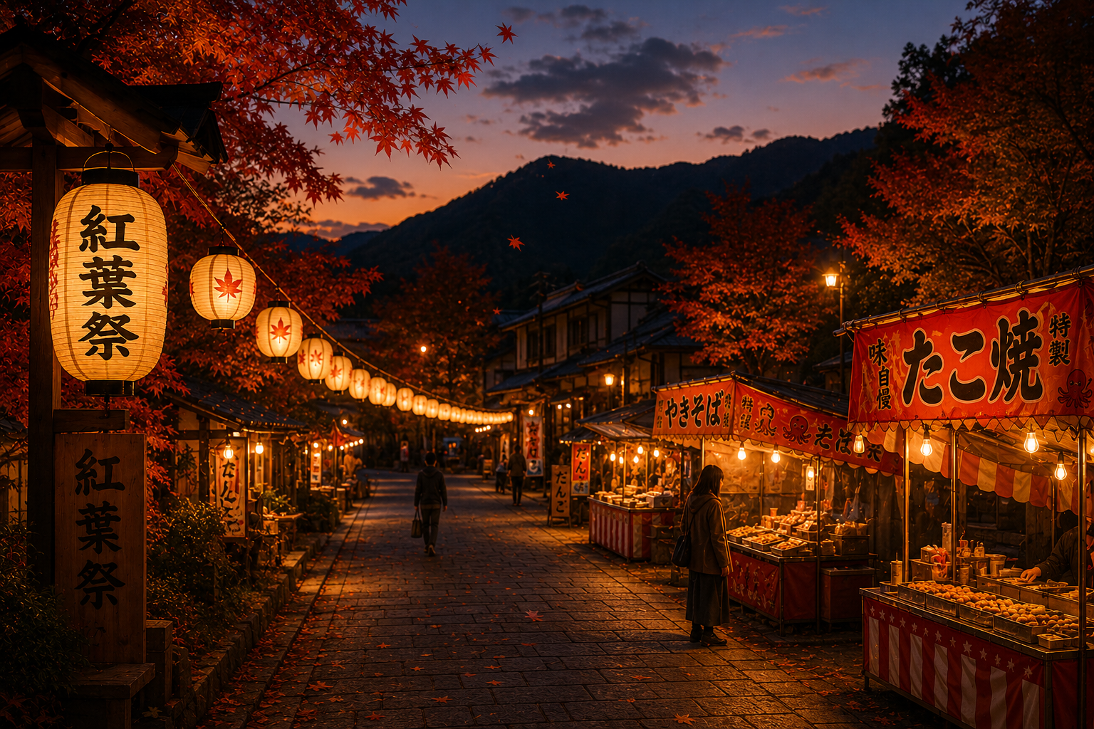 かたつま秋祭りの屋台